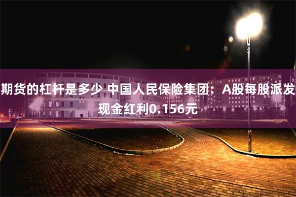 期货的杠杆是多少 中国人民保险集团：A股每股派发现金红利0.156元