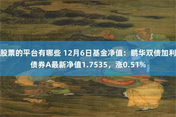 股票的平台有哪些 12月6日基金净值：鹏华双债加利债券A最新净值1.7535，涨0.51%